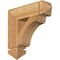Ekena Millwork Legacy Arts & Crafts Rough Sawn Bracket, Western Red Cedar, 4"W x 16"D x 16"H BKT04X16X16LEC03RWR - alternate 1